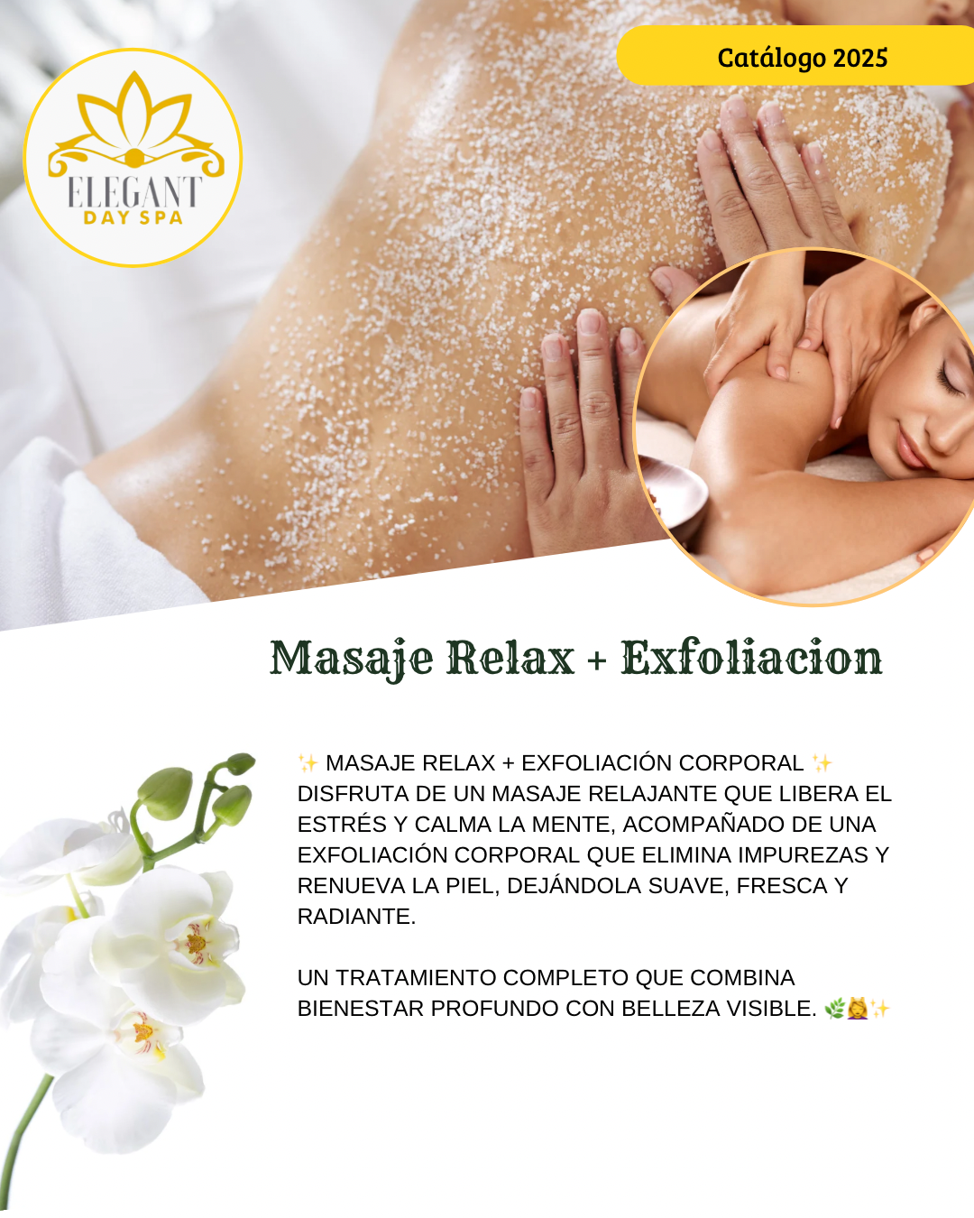 Masaje Relax + Exfoliacion (60Min)