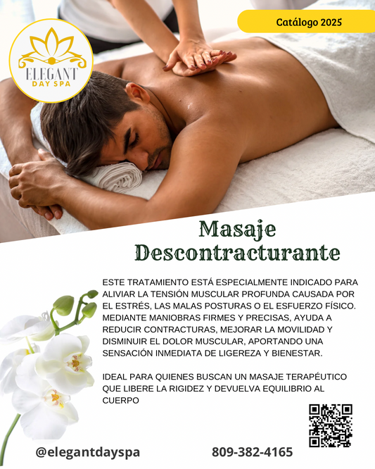Masaje
Descontracturante
50min
